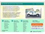 Website designed for Durban Airport Shuttle